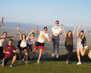 Teilnehmer des Lions-Jugendcamp 2019 mit Chiara Cardamone (3.v.r.) in Nord-Mazedonien