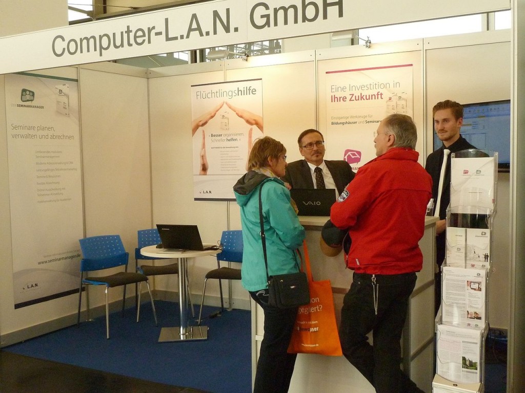 Messestand von Computer-L.A.N. aus Fulda