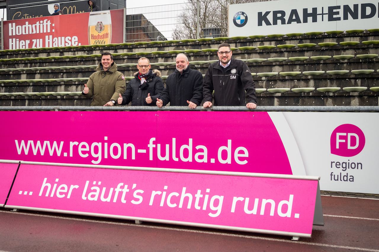 Region Fulda wirbt jetzt im Stadion der Stadt Fulda Wirtschaftspresse