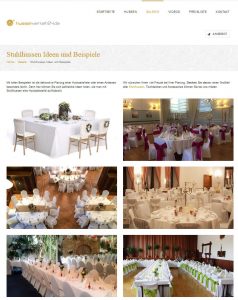 Viele Dekoideen für Hochzeiten und Feierlichkeiten gibt es in der Galerie