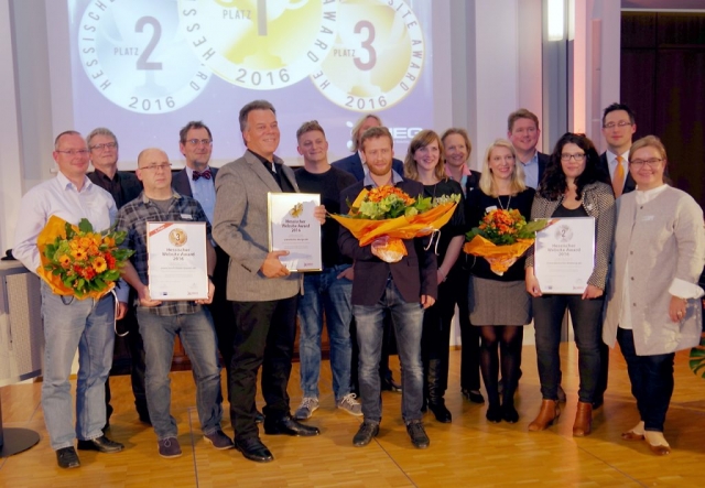 Hessischer Website Award 2016: Gruppenbild mit Jury