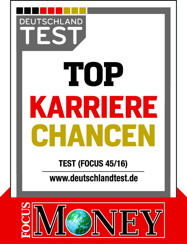 JUMO wurde mit dem Gütesiegel „Top Karriere Chancen“ ausgezeichnet.