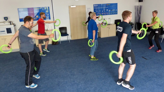 Beim „smovey“ aktivieren spezielle Trainingsgeräte den Kreislauf und das Immunsystem.