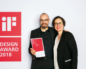Harald Jürgen und Ingrid Fritsch bei der Preisverleihung in München