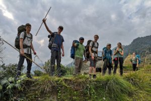 in Nepal die Landschaft und Natur erleben mit E-International vom Lietz Internat Schloss Bieberstein