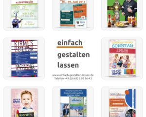 Poster und Plakate einfach gestalten lassen